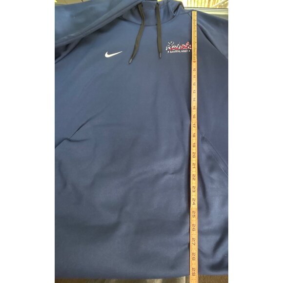 Nike Men's Dri-Fit Rebels Maryland Blue Hoodie XXL - Picture 9 of 9